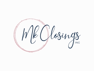MK Closings Inc. logo design by Janee