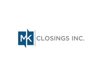 MK Closings Inc. logo design by Diancox