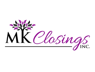 MK Closings Inc. logo design by MAXR