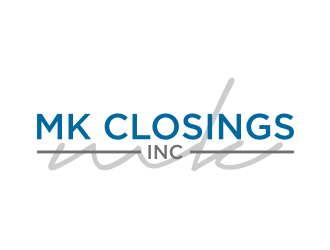 MK Closings Inc. logo design by rief