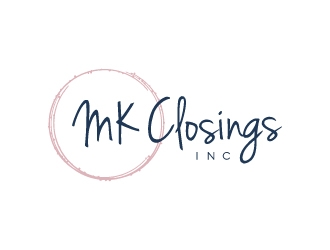 MK Closings Inc. logo design by Janee