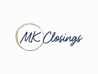MK Closings Inc. logo design by Janee