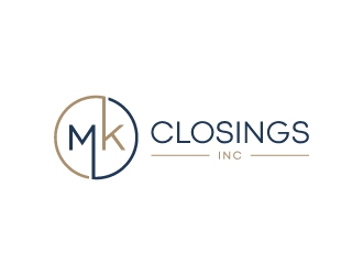 MK Closings Inc. logo design by Janee