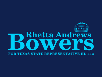 Re-Elect Rhetta Andrews Bowers For Texas State Representative HD-113 logo design by hidro