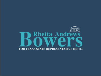 Re-Elect Rhetta Andrews Bowers For Texas State Representative HD-113 logo design by Diancox