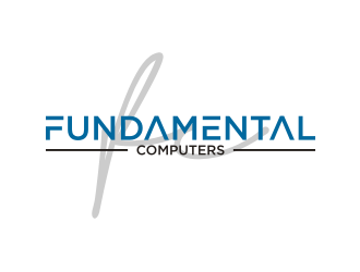 Fundamental Computers  logo design by rief