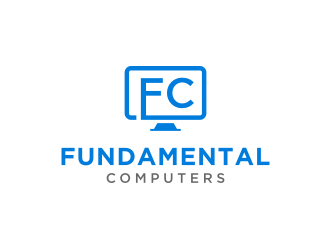 Fundamental Computers  logo design by artery