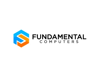 Fundamental Computers  logo design by desynergy