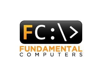 Fundamental Computers  logo design by desynergy