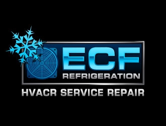 ECF REFRIGERATION logo design by J0s3Ph