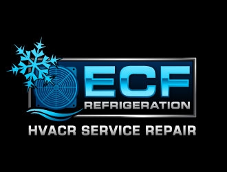 ECF REFRIGERATION logo design by J0s3Ph