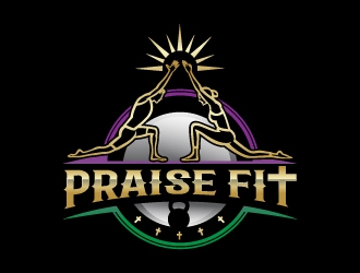 PRAISE FIT logo design by Krafty