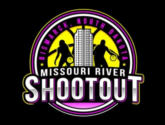 Missouri River Shootout logo design by DreamLogoDesign