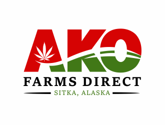 ako farms direct logo design by agus