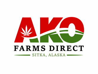 ako farms direct logo design by agus