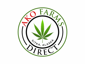 ako farms direct logo design by agus
