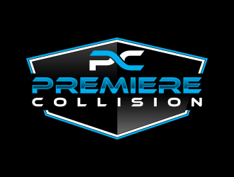 Premiere Collision logo design by RIANW