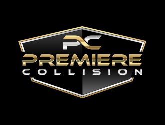 Premiere Collision logo design by RIANW
