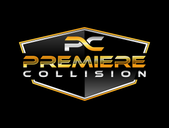 Premiere Collision logo design by RIANW