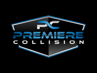 Premiere Collision logo design by RIANW