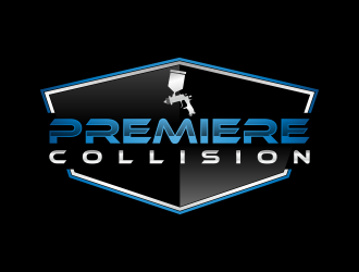 Premiere Collision logo design by RIANW