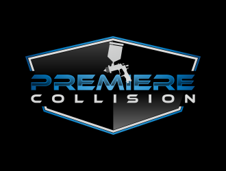 Premiere Collision logo design by RIANW
