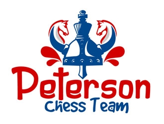 Peterson Chess Team logo design by DreamLogoDesign