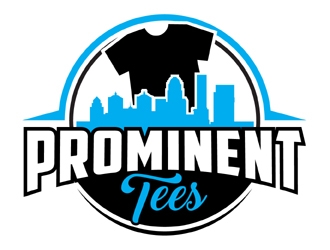 Prominent Tees logo design by MAXR