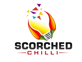 Scorched Chilli logo design by DreamLogoDesign