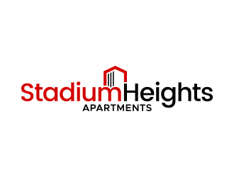 Stadium Heights Apartments logo design by lexipej