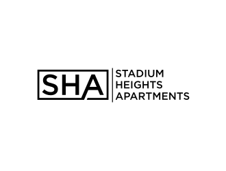 Stadium Heights Apartments logo design by Sheilla