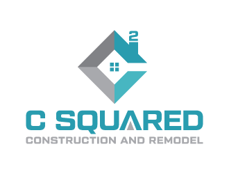 C Squared Construction and Remodel  logo design by akilis13