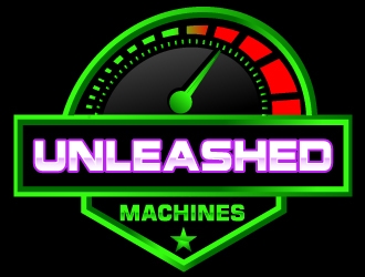 Unleashed Machines logo design by Suvendu