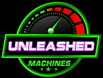 Unleashed Machines logo design by Suvendu