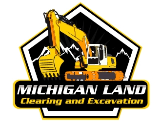 Michigan Land Clearing and Excavation  logo design by AamirKhan