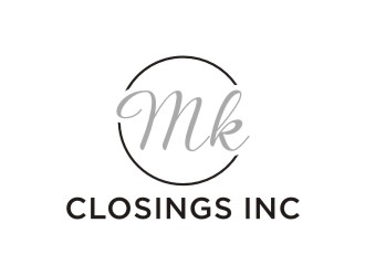MK Closings Inc. logo design by sabyan