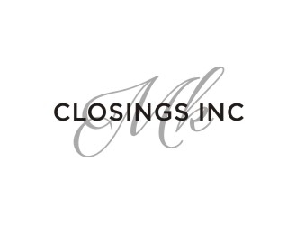 MK Closings Inc. logo design by sabyan