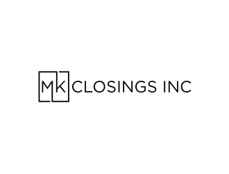 MK Closings Inc. logo design by Sheilla
