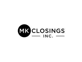 MK Closings Inc. logo design by asyqh