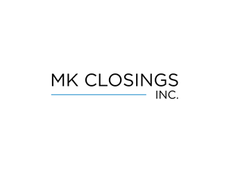 MK Closings Inc. logo design by clayjensen