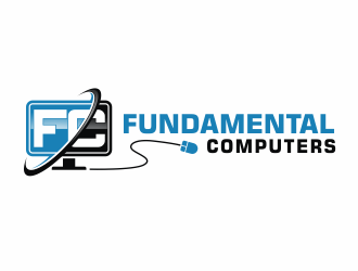 Fundamental Computers  logo design by agus