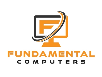 Fundamental Computers  logo design by logographix
