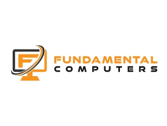 Fundamental Computers  logo design by logographix
