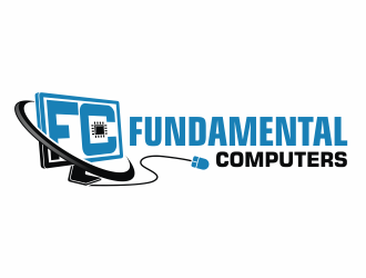 Fundamental Computers  logo design by agus