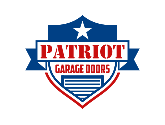 Patriot Garage Doors logo design by GemahRipah