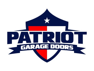 Patriot Garage Doors logo design by daywalker