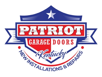 Patriot Garage Doors logo design by MAXR