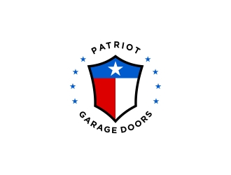 Patriot Garage Doors logo design by CreativeKiller