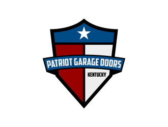 Patriot Garage Doors logo design by Kruger