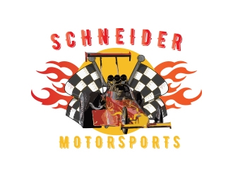 Schneider Motorsports logo design by heba